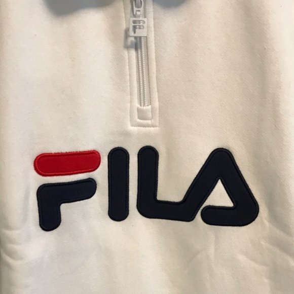 FILA- 1/4 Zip Pullover Logo Sweatshirt- NWT - Picture 7 of 10
